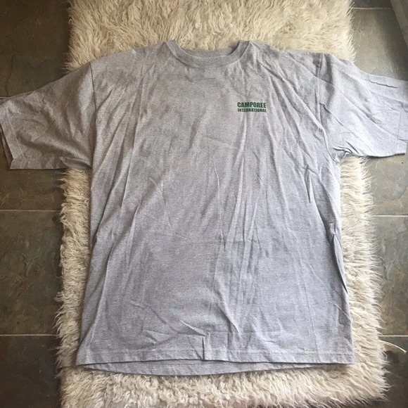 Boy Scout Camporee International Graphic T Shirt Vintage South Pole Tag Grey - Picture 2 of 6